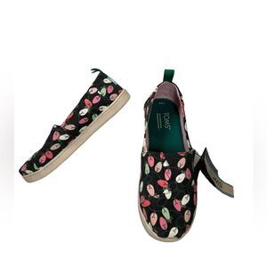 TOMS Forged Iron Glow in Dark Tree Lights  Alpargata Youth 4.5 (woman’s 6-6.5)